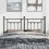 Berkfield Metal Replace Headboard Black 135 cm 3