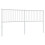 Berkfield Metal Replace Headboard White 180 cm 5