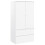 Berkfield Wardrobe ALTA White 90x55x170 cm Solid Wood Pine 2