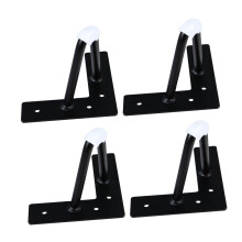 Black Hairpin Table Legs Heavy Duty Metal Furniture Legs Load Capacity Easy Install for Cabinets Sofas Nightstands