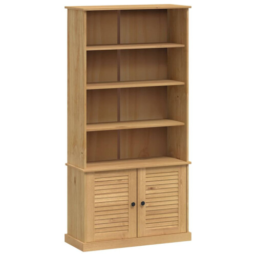 Berkfield Bookcase VIGO 85x35x170 cm Solid Wood Pine 1