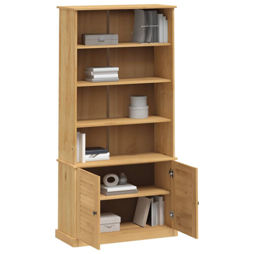 Berkfield Bookcase VIGO 85x35x170 cm Solid Wood Pine 2