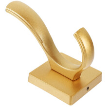 Gold Wall Mount Coat Hook Heavy Duty Metal Towel Hanger for Bathroom and Kitchen 10 x 5.2 cm