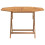 Berkfield Folding Garden Table 110x110x75 cm Solid Wood Teak 3