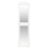 Berkfield Free-Standing Mirror White 40x160 cm 3