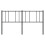 Berkfield Metal Replace Headboard Black 200 cm 5