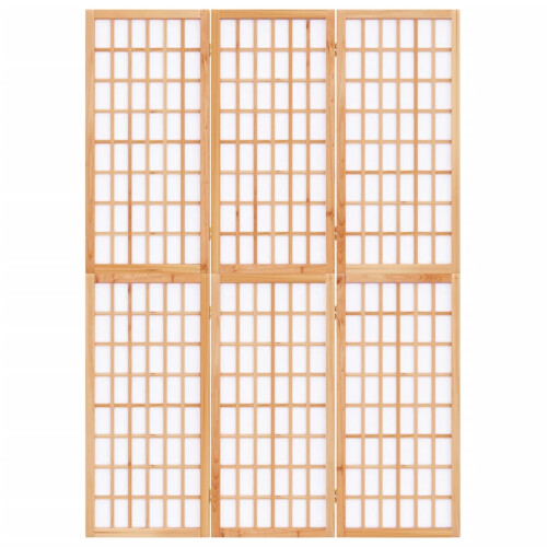 Berkfield Folding 3-Panel Room Divider Japanese Style 120x170 cm 2