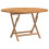 Berkfield Folding Garden Table ò 110x75 cm Solid Wood Teak 2