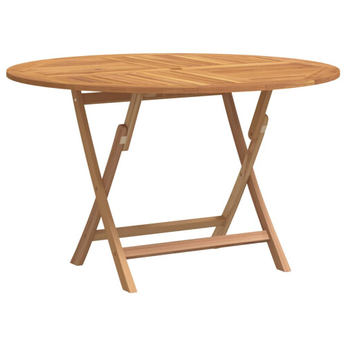 Berkfield Folding Garden Table ò 110x75 cm Solid Wood Teak 1