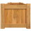 Berkfield Raised Bed 150x30x25 cm Solid Wood Teak 5