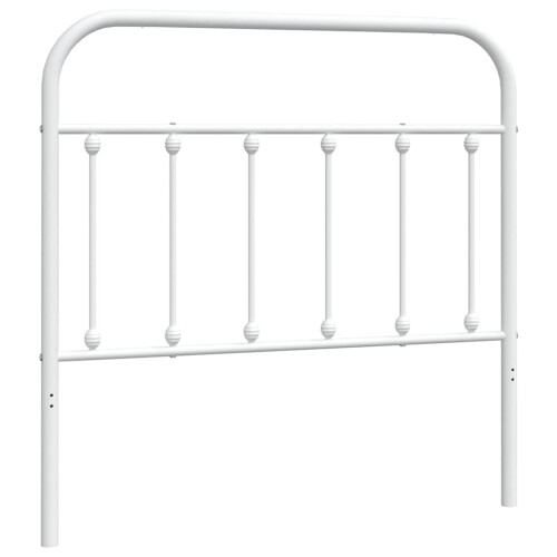 Berkfield Metal Replace Headboard White 100 cm 1