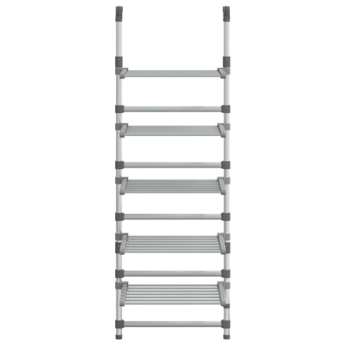 Berkfield 5-Tier Hanging Laundry Drying Rack Aluminium 2