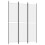 Berkfield 3-Panel Room Divider White 150x200 cm Fabric 2