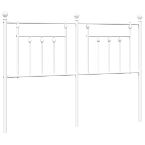 Berkfield Metal Replace Headboard White 135 cm 1