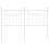 Berkfield Metal Replace Headboard White 135 cm 4