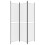 Berkfield 3-Panel Room Divider White 150x200 cm Fabric 4