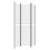Berkfield 3-Panel Room Divider White 150x200 cm Fabric 5