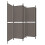 Berkfield 5-Panel Room Divider Anthracite 250x180 cm Fabric 4