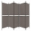 Berkfield 5-Panel Room Divider Anthracite 250x180 cm Fabric 5