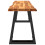 Berkfield Bench with Live Edge 140 cm Solid Wood Acacia 5