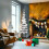 Berkfield Slim Artificial Half Christmas Tree with Stand White 180 cm 2