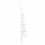 Berkfield Slim Artificial Half Christmas Tree with Stand White 180 cm 5