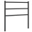 Berkfield Metal Replace Headboard Black 90 cm 2