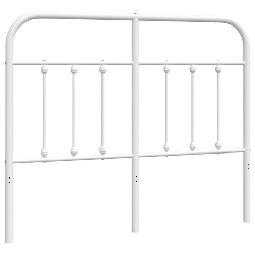 Berkfield Metal Replace Headboard White 120 cm 1