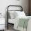 Berkfield Metal Replace Headboard Black 75 cm 3