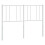Berkfield Metal Replace Headboard White 120 cm 5