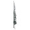 Berkfield Slim Artificial Half Christmas Tree with Flocked Snow 240 cm 5