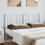 Berkfield Metal Replace Headboard White 150 cm 3