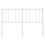 Berkfield Metal Replace Headboard White 150 cm 4