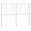 Berkfield Metal Replace Headboard White 150 cm 5