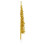 Berkfield Slim Artificial Half Christmas Tree with Stand Gold 120 cm 4