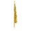 Berkfield Slim Artificial Half Christmas Tree with Stand Gold 150 cm 4