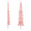 Berkfield Slim Artificial Half Christmas Tree with Stand Pink 240 cm 4