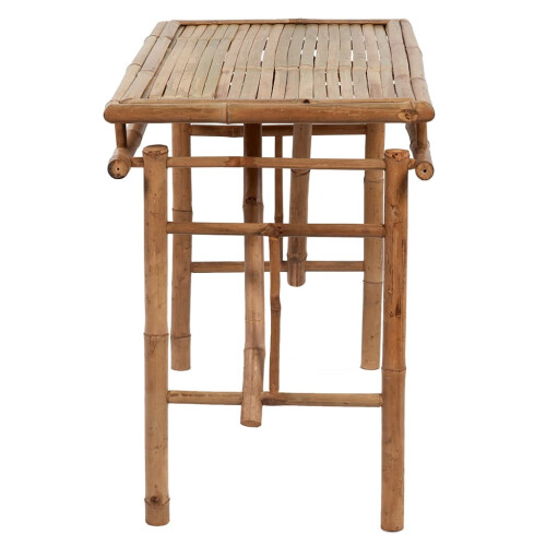 Berkfield Folding Garden Table 115x50x75 cm Bamboo 2
