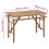 Berkfield Folding Garden Table 115x50x75 cm Bamboo 4