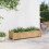 Berkfield Planter 100x30x25 cm Bamboo 3