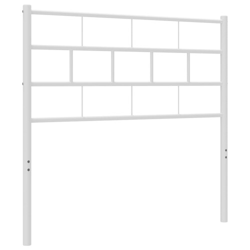 Berkfield Metal Replace Headboard White 80 cm 1