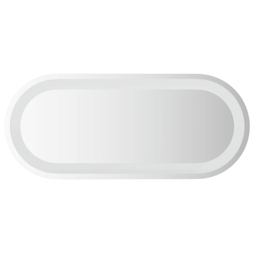 Berkfield LED Bathroom Mirror 70x30 cm Oval 1