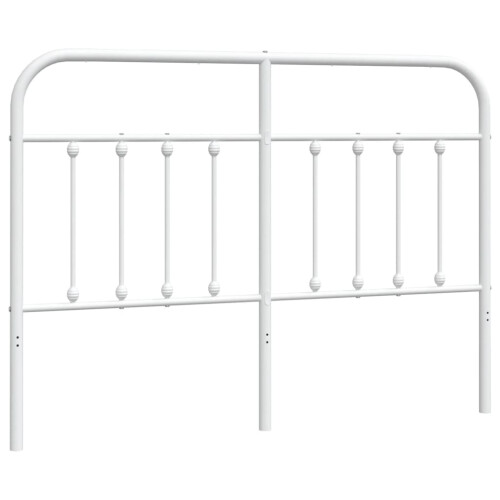 Berkfield Metal Replace Headboard White 135 cm 1