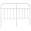 Berkfield Metal Replace Headboard White 150 cm 2