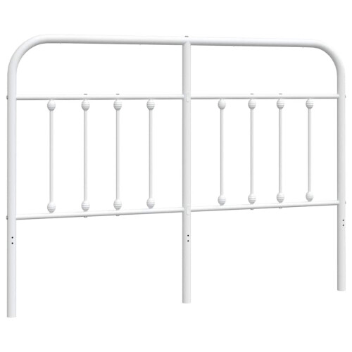 Berkfield Metal Replace Headboard White 150 cm 1