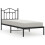 Berkfield Metal Bed Frame without Mattress with Headboard Black 90x200cm 2