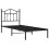 Berkfield Metal Bed Frame without Mattress with Headboard Black 90x200cm 4