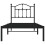 Berkfield Metal Bed Frame without Mattress with Headboard Black 90x200cm 5