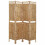 Berkfield 4-Panel Room Divider Bamboo 160x180 cm 3