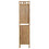 Berkfield 4-Panel Room Divider Bamboo 160x180 cm 5
